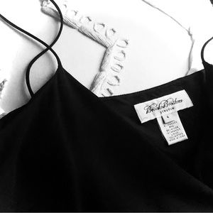 SOLD✨BROOKS BROTHERS | 4 | Black Silk Spandex Nylon LBD Sleeveless Stretch Dress